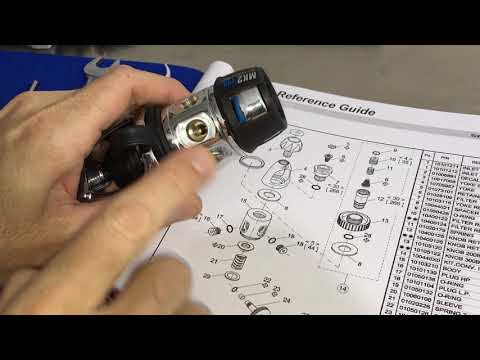 Fixing LP and HP hoses to a 1st stage regulator correctly