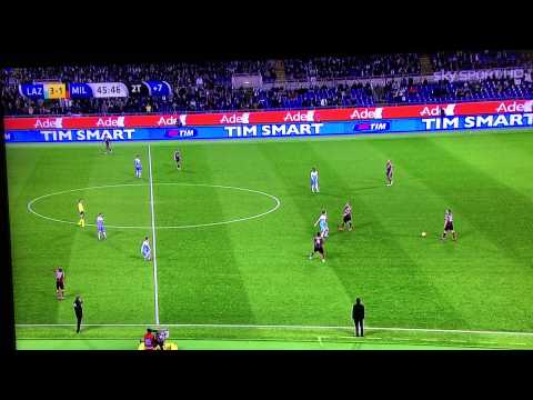 Lazio Milan,lite Mexes Mauri (24/01/2015)