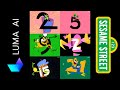 Luma AI Animation Sesame Street Abstract Count 23