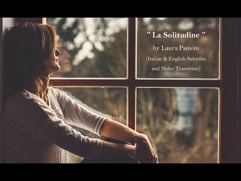 Laura Pausini  - La Solitudine (Italian & English lyrics with HQ romantic slides transition)