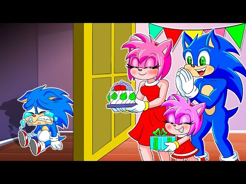 Baby Sonic please come back to family | Happy family reunion | Sonic Cartoon Official