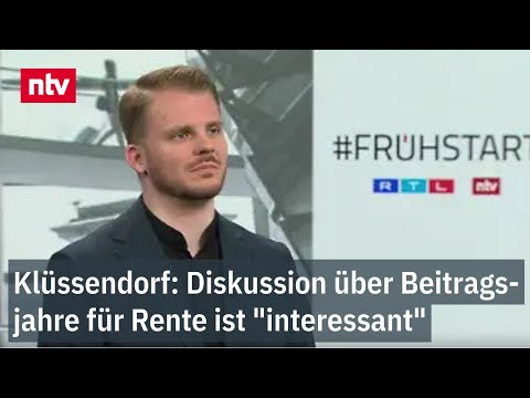 Klüssendorf: Diskussion über Beitragsjahre für Rente ist "interessant" | ntv