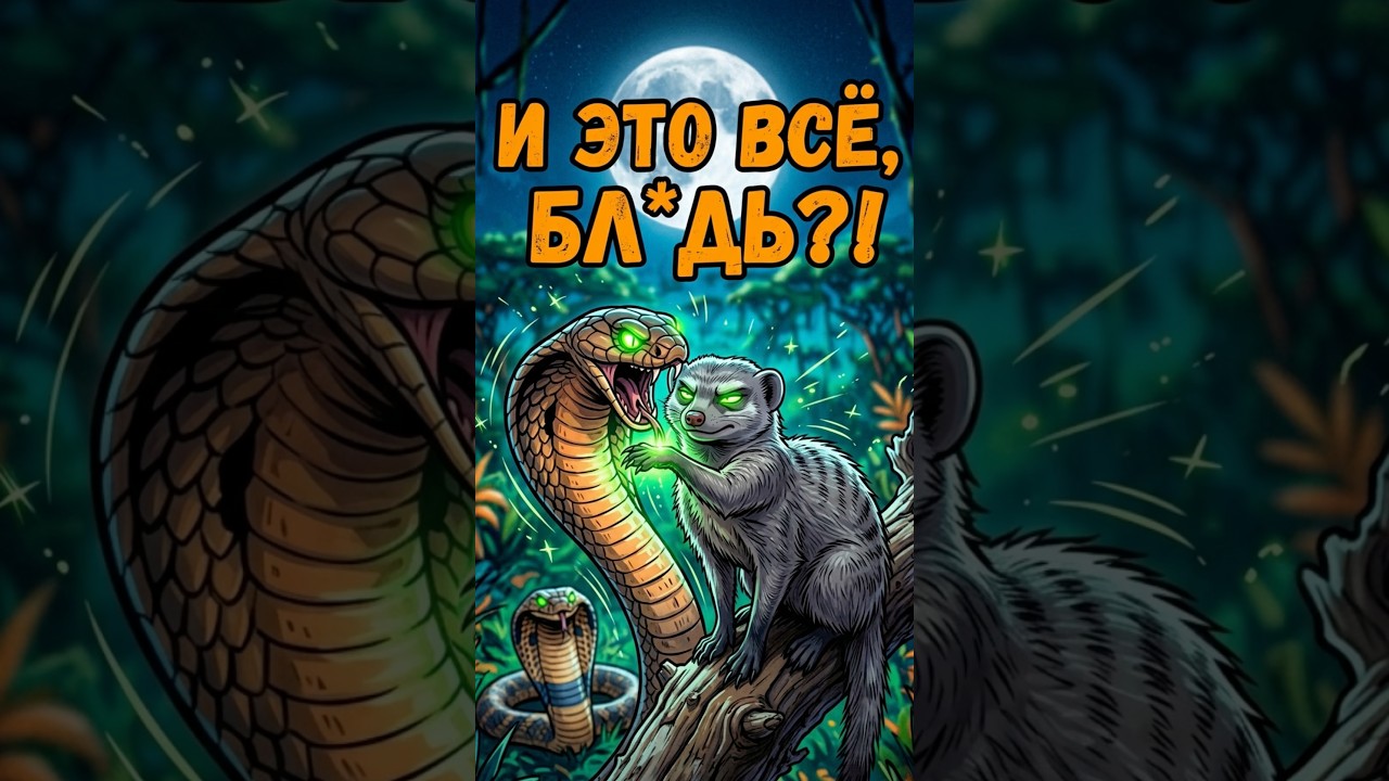Кобра в шоке! Почему её укус не убивает мангуста?