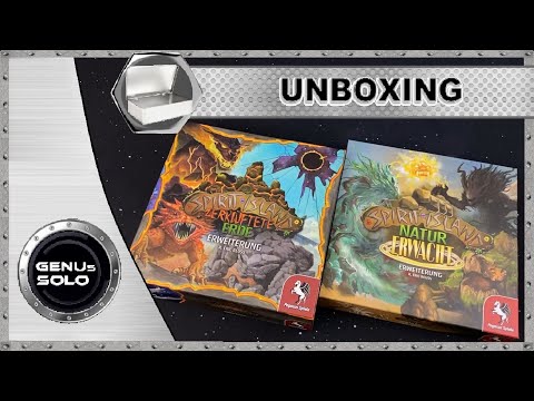 Spirit Island - Zerklüftete Erde & Natur Erwacht - Unboxing der Erweiterungen