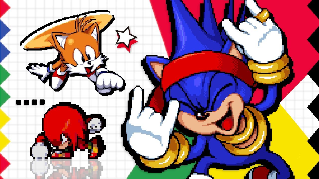 Sonic 2: Movie Credits Sprites
