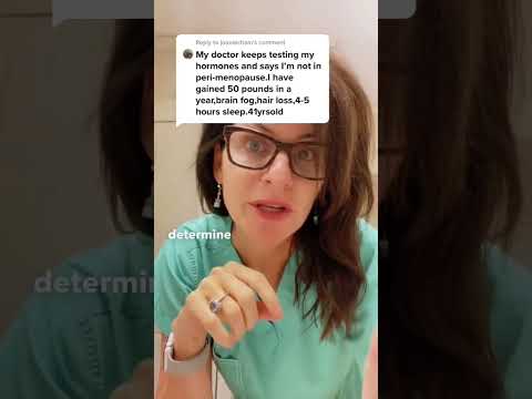 There is no blood test to determine if you are in perimenopause