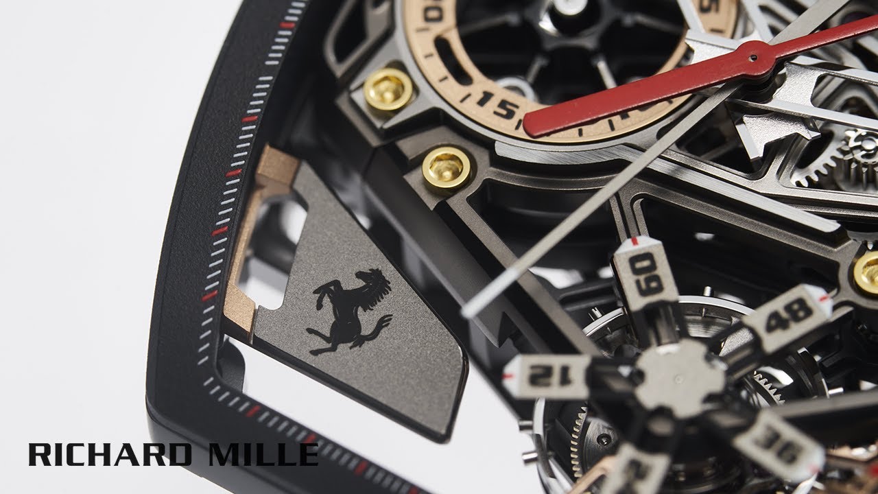 Savoir-faire RM 43-01 Tourbillon Split-Seconds Chronograph Ferrari  — RICHARD MILLE