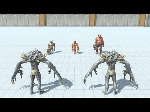 GHOR HAMMER WITH ACHILLES & OGRE LORD VS 2X BOSSES - Animal Revolt Battle Simulator