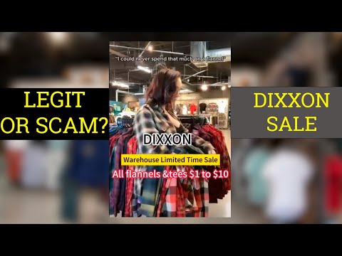 Dixxon Flannel Company Warehouse Sale - All Flannels And Tees Are $1-$10 - Is It Legit Or Scam?