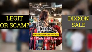 Dixxon Flannel Company Warehouse Sale - All Flannels And Tees Are $1-$10 - Is It Legit Or Scam