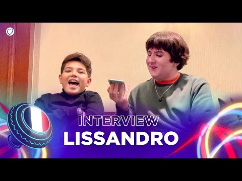 Interview with Lissandro — Winner of Junior Eurovision 2022 — France 🇫🇷