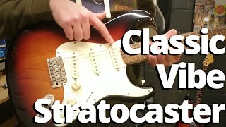 Video thumbnail for Squier By Fender Classic Vibe 60s Stratocaster Review by The Guitar Manifesto