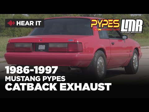1986-97 Fox Body Mustang Pypes 2.5" Catback Exhaust Sound Clips (SFM13V)