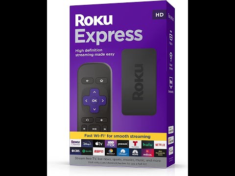 Roku Express (New, 2022) HD Streaming Device with High-Speed HDMI Cable and Simple Remote,