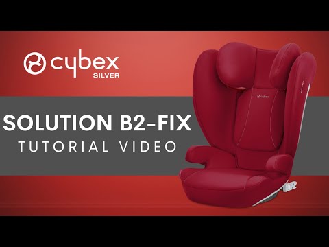 Cybex Solution B-Fix Dynamic Red Детское автокресло 15-36 кг