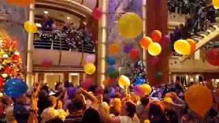 FAREWELL BALLOON DROP PARTY 16/12/2018 ON GOLDEN PRINCESS CRUISE
