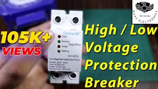 High/Low Voltage Protection Breaker for Home Appliances Hindi, Urdu