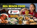 Bagda Sea Beach Food Vlog for 24 Hours | Seafood, Odisha, Balasore