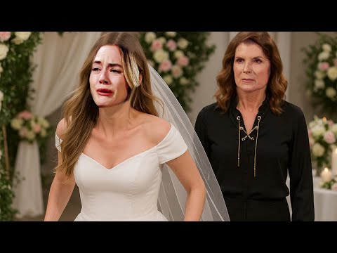 Hope burst into tears and ran away from the wedding when Sheila revealed this secret