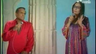 Nana Mouskouri &amp; Hary Belafonte   - Try to remember - In live