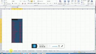 How to move the Sheets in Excel without using the mouse