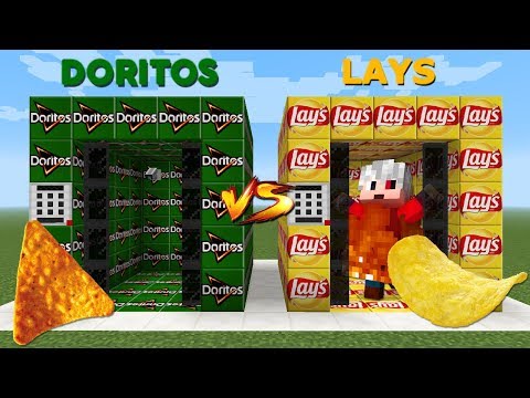 DORITOS VS LAYS ASANSÖR ŞANS BLOKLARI - Minecraft