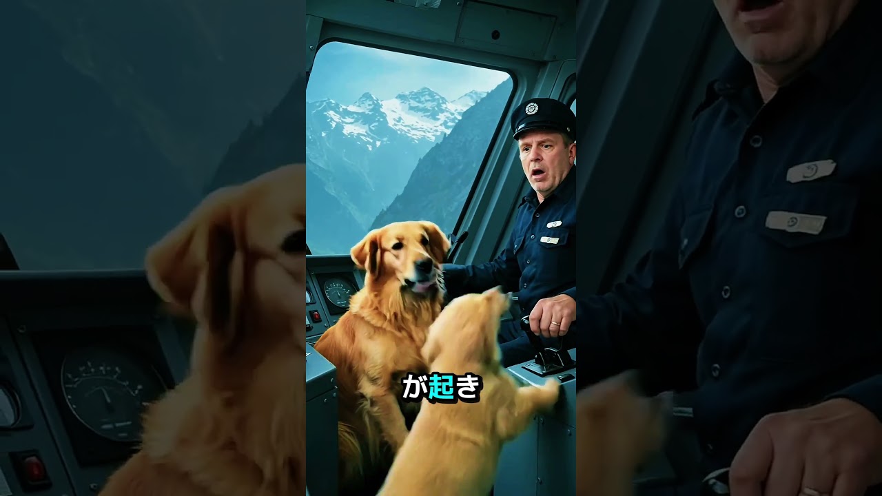 ヒーロー犬が列車を救った奇跡の瞬間 #Shorts