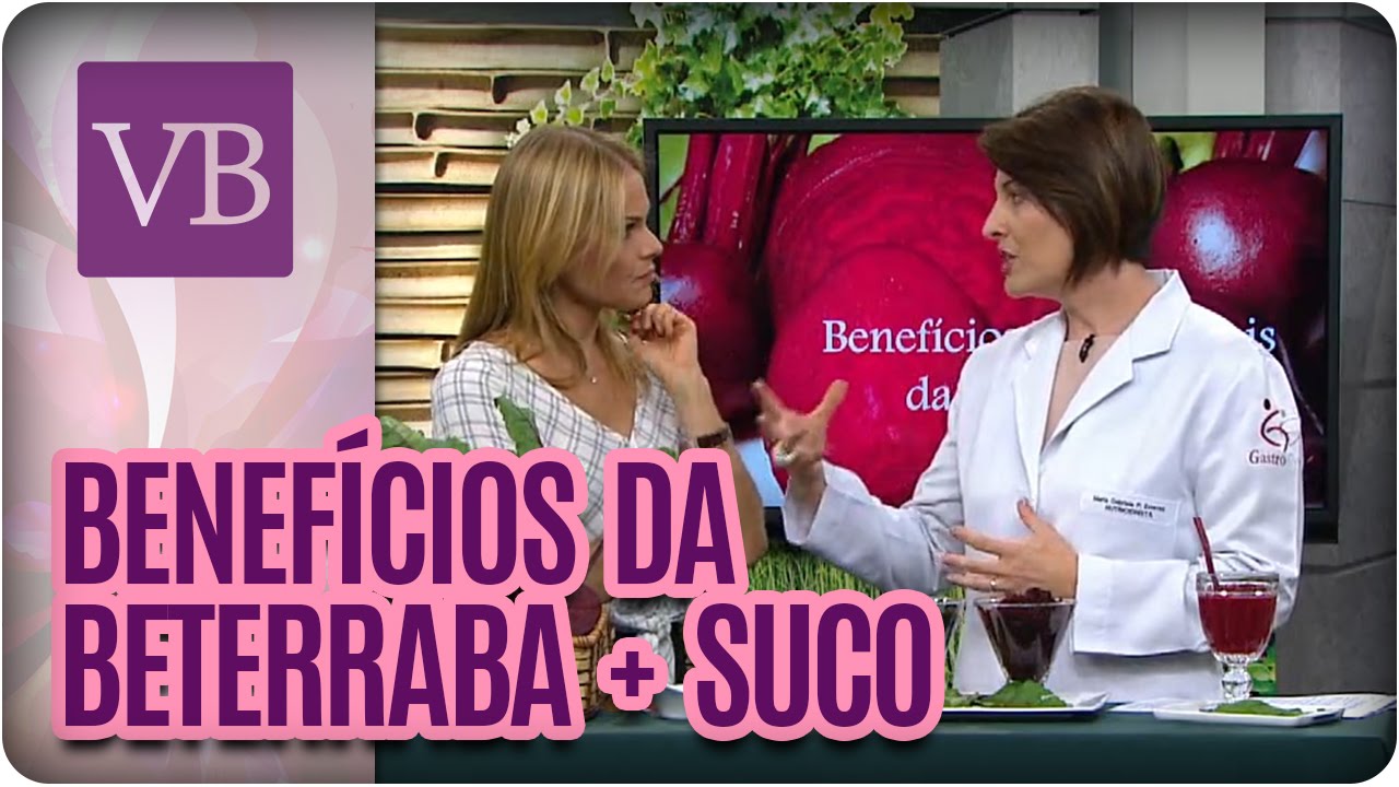 Benefícios da beterraba | Suco pré-treino - Você Bonita (17/08/16)