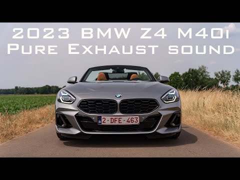 2023 BMW Z4 M40i: Pure Exhaust sound