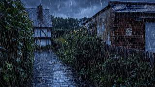 SOM DE CHUVA PARA DORMIR Em 5 Minutos: Tempestade na VILA INGLESA | Som de Chuva para Relaxar