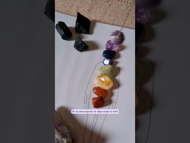 Vídeo relacionado con vuUUuv Traje de Chakra Stone Cristales curativos de Reiki de Piedra cruda en Bruto Natural para curación, meditación, Equilibrio de Chakra o Ritual