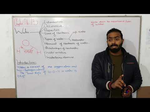 Introduction to Water | chemistry class 10 chapter 15