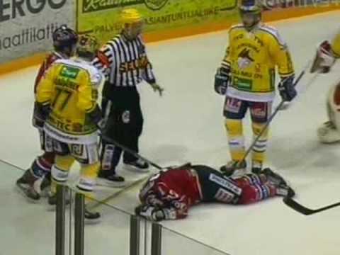 Lukko-HIFK joukkotappelu 2005