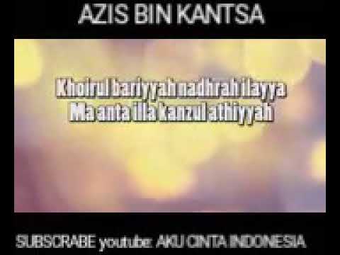 LIRIK khoirol bariyyah indonesia version - NURUL MUSTHOFA