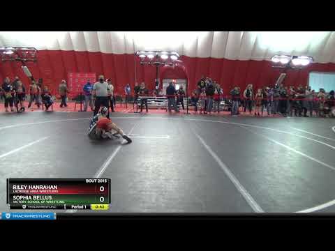 Middle School Girls 79-85 Riley Hanrahan LaCrosse Area Wrestlers Vs Sophia Bellus Victory School O