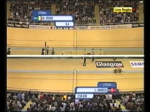 Glasgow Track Cycling World Cup 2012/2013 - Men's Pursuit (Lasse Norman Hansen vs Martyn Irvine)