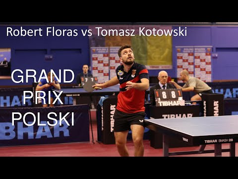 Polish GP Table Tennis | Tomasz Kotowski vs Robert Floras | #tabletennis #openpzts #gdansk
