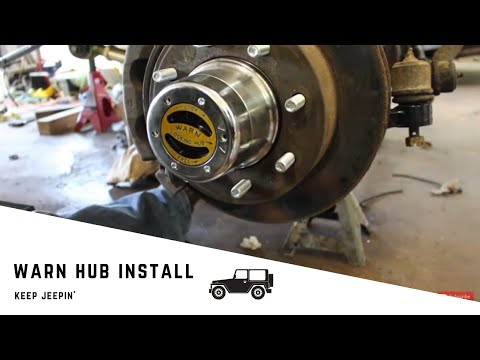 Warn Locking Hubs Install