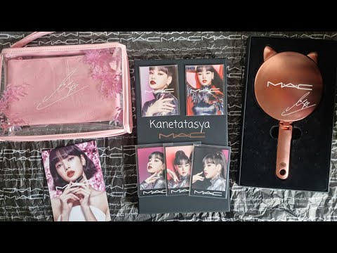 LISA x MAC Unboxing ( Mirror Sign , Pouch , Photocard )