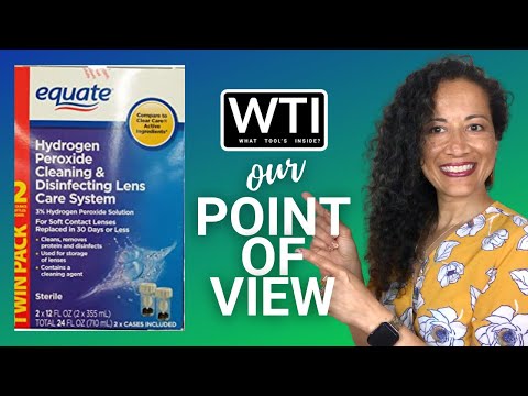Equate Hydrogen Peroxide Lens Care Set - WTI product video review