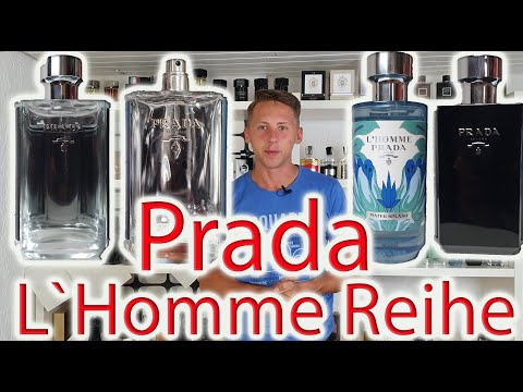 Prada L'Homme Eau de Toillette vs. L'eau vs. Watersplash vs. Intenese EDP
