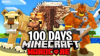 I Survived 100 Days as a PORCUPINE on Hardcore Minecraft.. Here's What Happened..