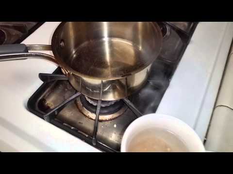 Lotus root powder drink with rose water