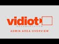 Full Admin Area Overview Vidiot