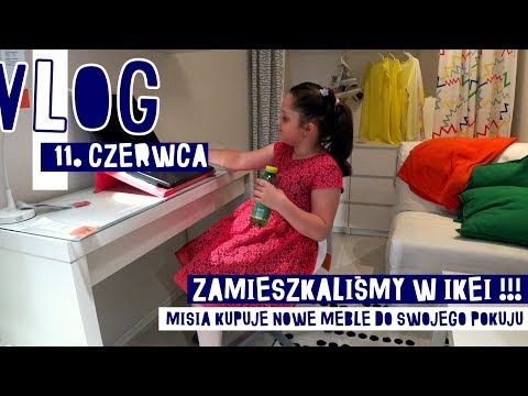 ZAMIESZKALIŚMY W IKEI i MISIA KUPUJE NOWE MEBLE DO SWOJEGO POKOJU - VLOG #29