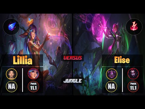 Blaber LILLIA (Jungle) [Phase Rush] VS ELISE - Master NA Patch 11.1