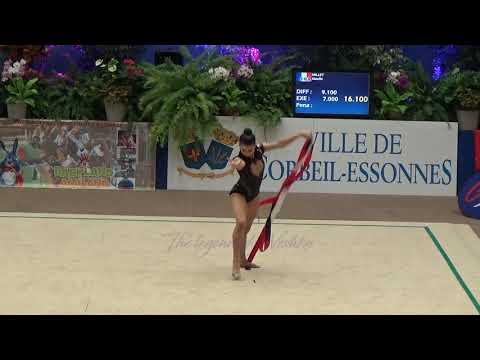Valeria VATOVA (BUL) ribbon - 2020 Corbeil senior EF
