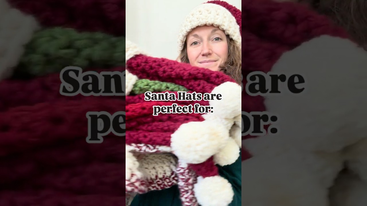 Happy Home Santa Hat Crochet Tutorial