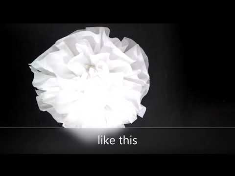 PAPER FLOWERS MAKING