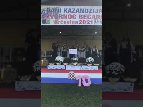 KAZANIJADA KRČEVINE 2021. - Ženska pjevačka skupina ČUVARICE TRADICIJE Nova Bila (1. dio)